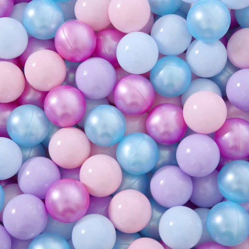 STARBOLO Ball Pit Balls  100pcs  Crush Proof Plastic Childrens Toy Balls Macaron Ocean Balls for Birthday Christmas Parties Games Pool - Image 2