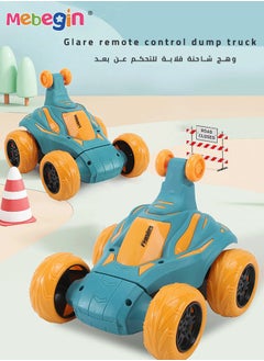 MEBEGIN Cool Remote Control Car, Dazzling Stunt Car with Light and Music, Toy Car that Can Rotate 360 Degrees and Run 90 Degrees, Easy to Handle with Smooth Buttons Controls, Perfect Gift for Kids, 14*13.5*13.5cm  - Image 2