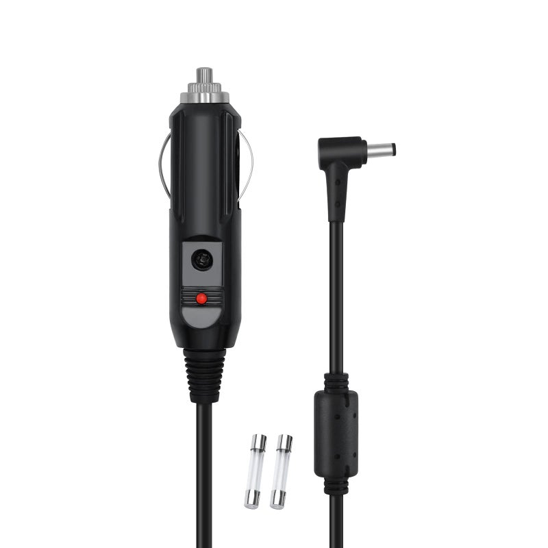 iGuerburn شاحن سيارة iGuerburn 12V لجهاز تركيز الأكسجين Inogen One G5 G3 G4 G2، محول تيار مستمر بديل لكابل الطاقة Inogen BA-306 BA-301 مع مصاهر إضافية*2-8.3 قدم - Image 1