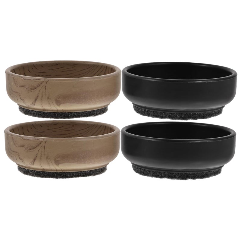4 Pcs Non Slip Furniture Felt Pads Couch Stoppers Protect Floors from Scratches Noise - Image 2