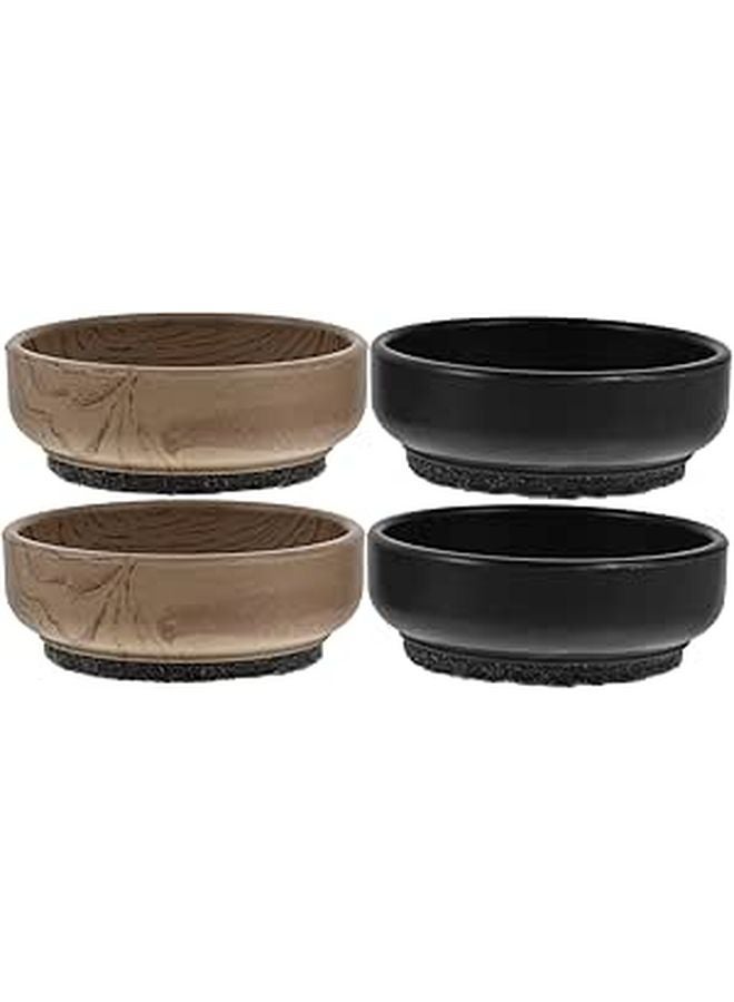 4 Pcs Non Slip Furniture Felt Pads Couch Stoppers Protect Floors from Scratches Noise - Image 1
