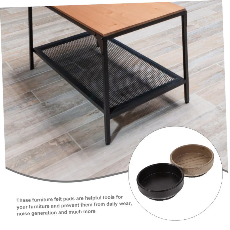4 Pcs Non Slip Furniture Felt Pads Couch Stoppers Protect Floors from Scratches Noise - Image 4