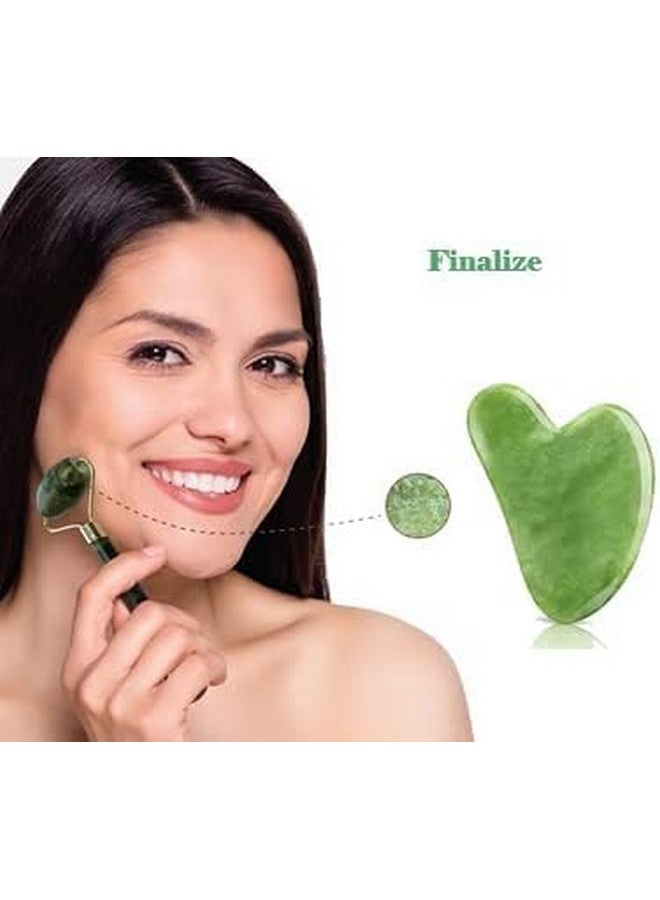 Finalize Ice Roller for Face, Neck & Eyes Massage | Glowing Skin Enhancer, Easy to Use and Carry, Reusable for Women (3D Gold+Stone+New Perple) - Image 2