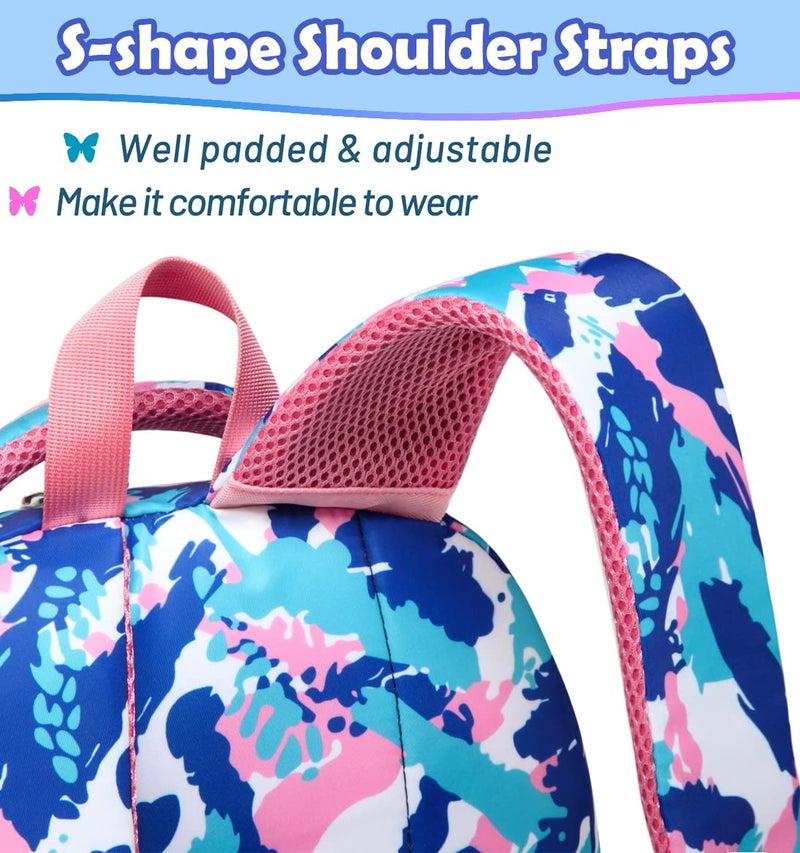 BLUEFAIRY Kids Backpack for Girls School Backpack for Elementary Primary School Book Bags Bookbags Back to School Gifts for Childs Mochila Para Niñas 17 Inch Aged 8-10 Camo Pink - Image 5