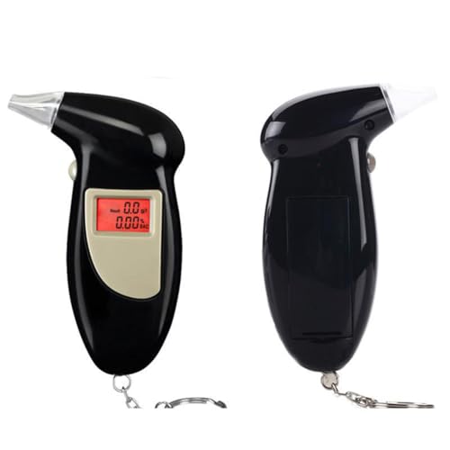 Divinext Alcohol Breath Analyzer Tester/Back Lit Digital LCD Display 11 x 7 x 2.5 cm, Black - Image 2