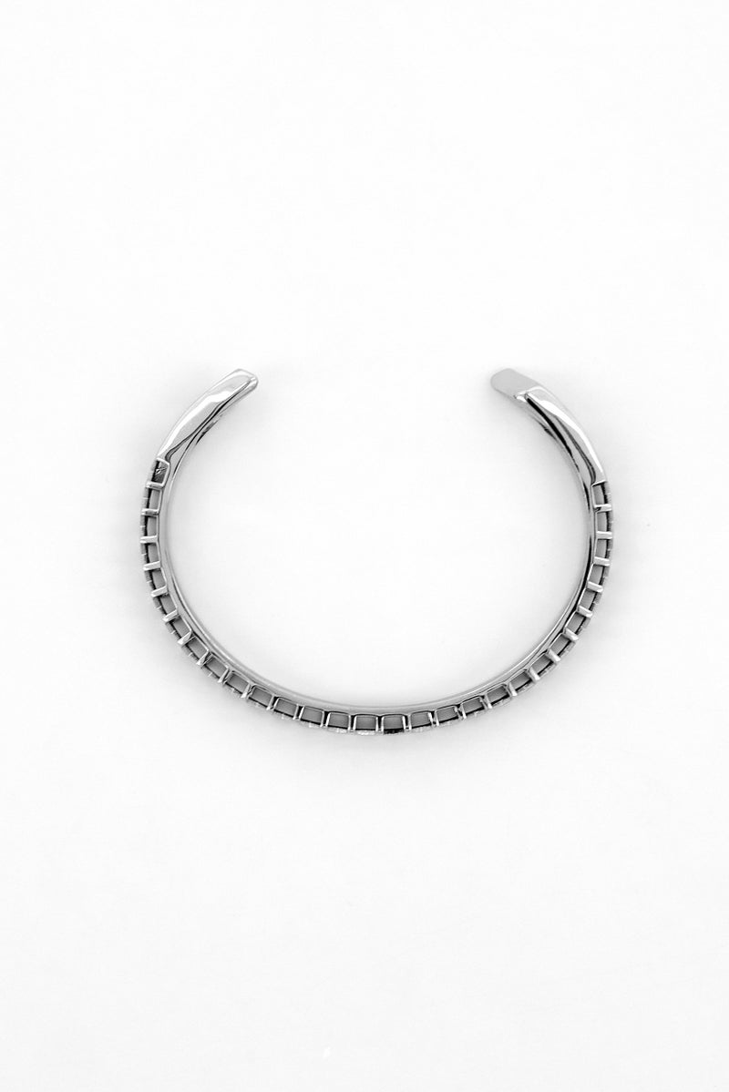 McLaren Men Stainless Steel Cuff Bracelet, Silver  - Image 4