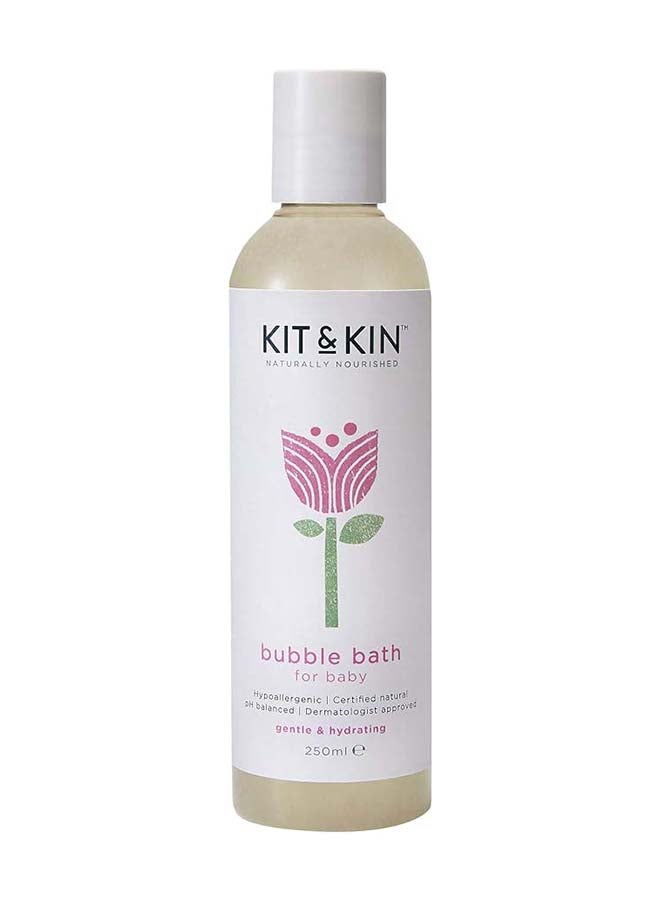 Kit & Kin Natural Bubble Bath Kids and Baby Bubble Bath for Sensitive Skin, 250ml - Image 1