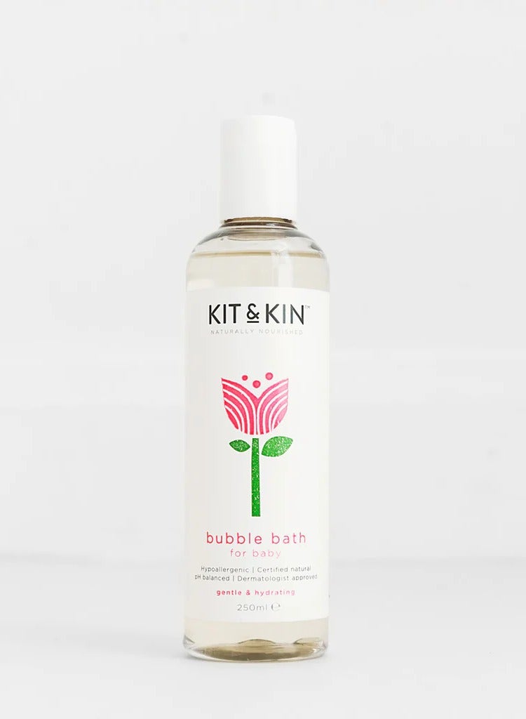 Kit & Kin Natural Bubble Bath Kids and Baby Bubble Bath for Sensitive Skin, 250ml - Image 4