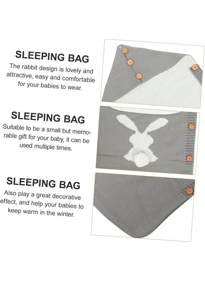 yongsheng Comfortable Soft Sleeping Baby Bag，Adorable Rabbit Design Swaddle Sack for Winter and Durable Bedding Clothing for Strollers and Cribs Keeps Warm  - Image 3