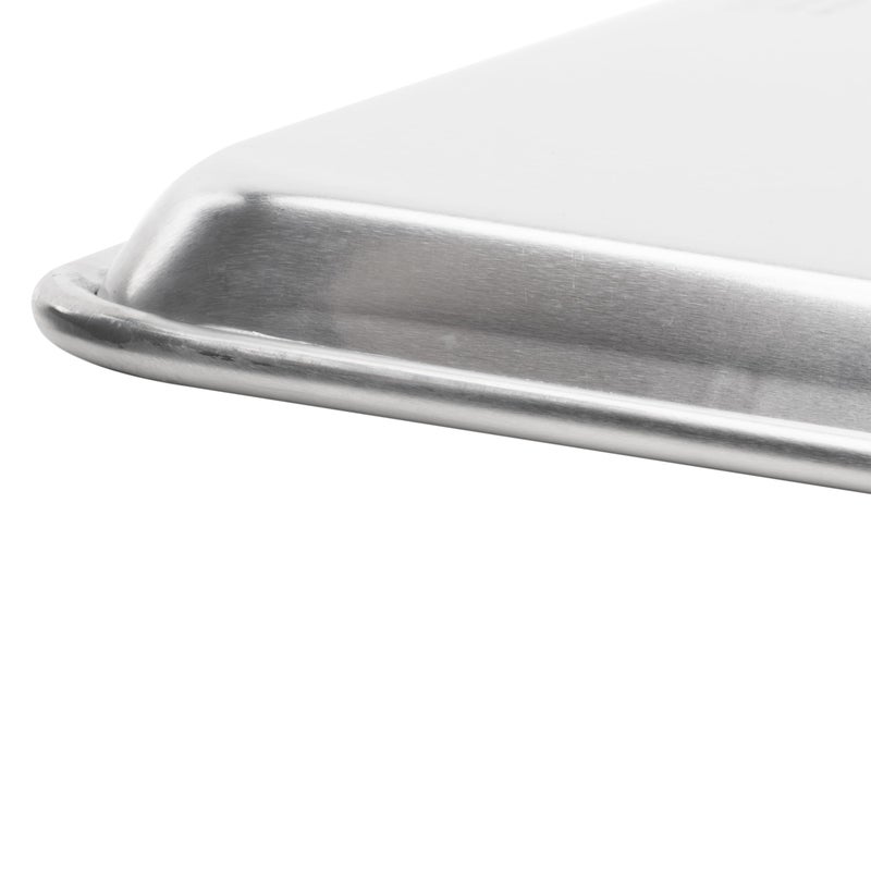 Winco Commercial-Grade Aluminum Sheet Pan, 16 Gauge, Full Size - Image 2