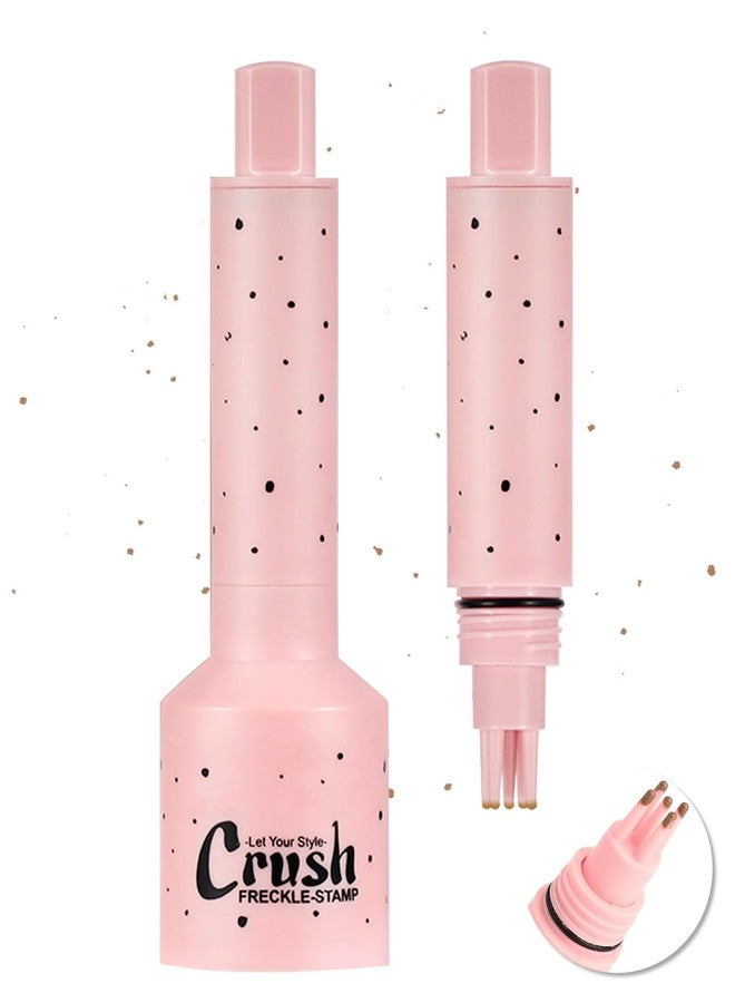 LYSdefeu Freckle Stamp, Natural Vivid Faux Freckles Pen, Long Lasting Waterproof Quick Dry Magical Fake Freckle Stamp Pencil, Get Sun-kissed Stars Makeup in One Press, Makeup Gift for Women Girl - 01 Light - Image 1