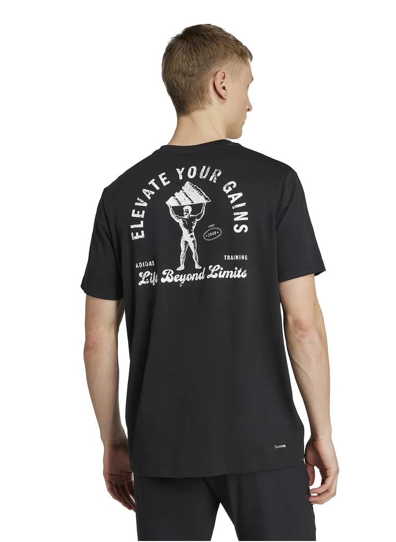 Adidas Climacool Vintage Training Graphic T-Shirt