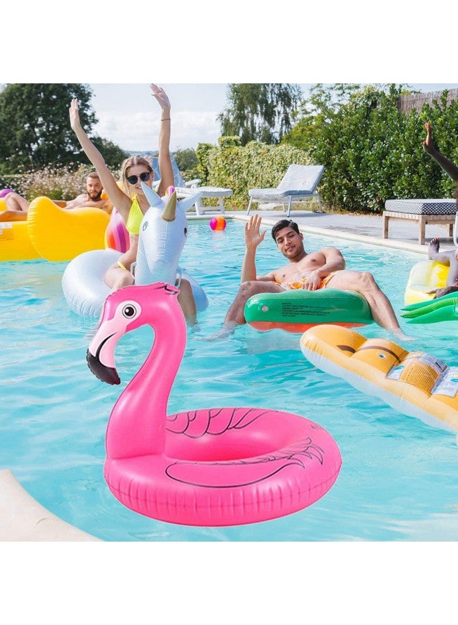ANNIE Inflatable Flamingo Pool Floats,Flamingo Swimming Pool Tubes,42 Inches Summer Lake Beach Floaties Swimming Pool Rings for Adults Water Entertainment