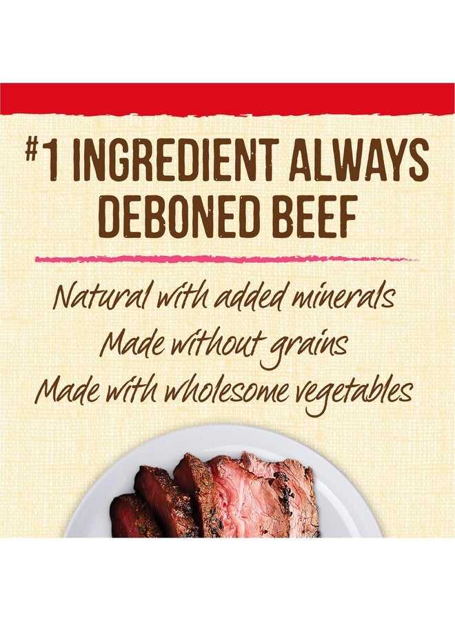 ميريك مكافآت Lil' Plates الخالية من الحبوب للكلاب الصغيرة، مكافآت تدريب طبيعية للكلاب الصغيرة، وصفة لحم البقر الصغير - كيس 5 أونصة - Image 3