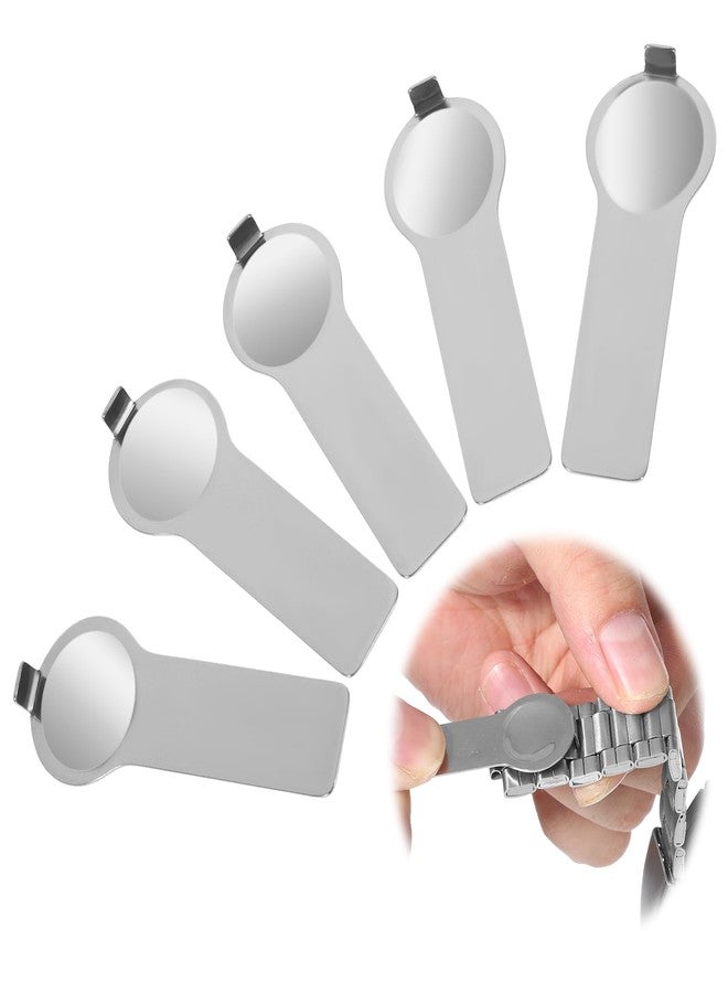 JIYIN 5 PCS Double-Sided Italian Bracelet Link Tools, Thumb Style Stainless Steel Charms Opening Tools Metal Bracelet Helper Fitting Tool for Add and Remove Charm Bracelets - Image 1