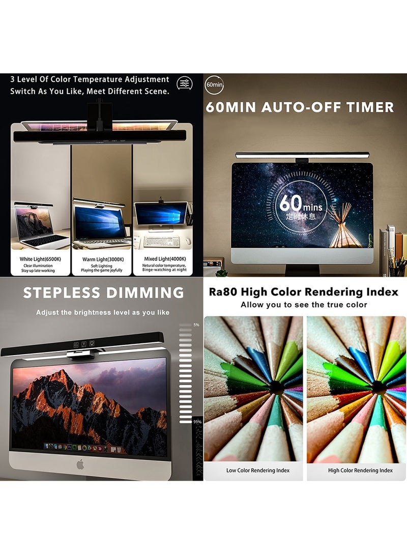 LED Computer Monitor Light Bar – Adjustable Brightness  Temperature, Anti-Glare Screen Lighting with Blue Light Filter for Eye Care, Long Hours Use (Compatible with All Monitors  Laptops)  - Image 5