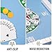 SiDreea Mahjong Mat 324324 Inch Noise Reduction AntiSlip Mahjong Mat for Table Mahjong Table Mat for Poker Card Board Games Table Mat Tile Games Dominoes - Image 4