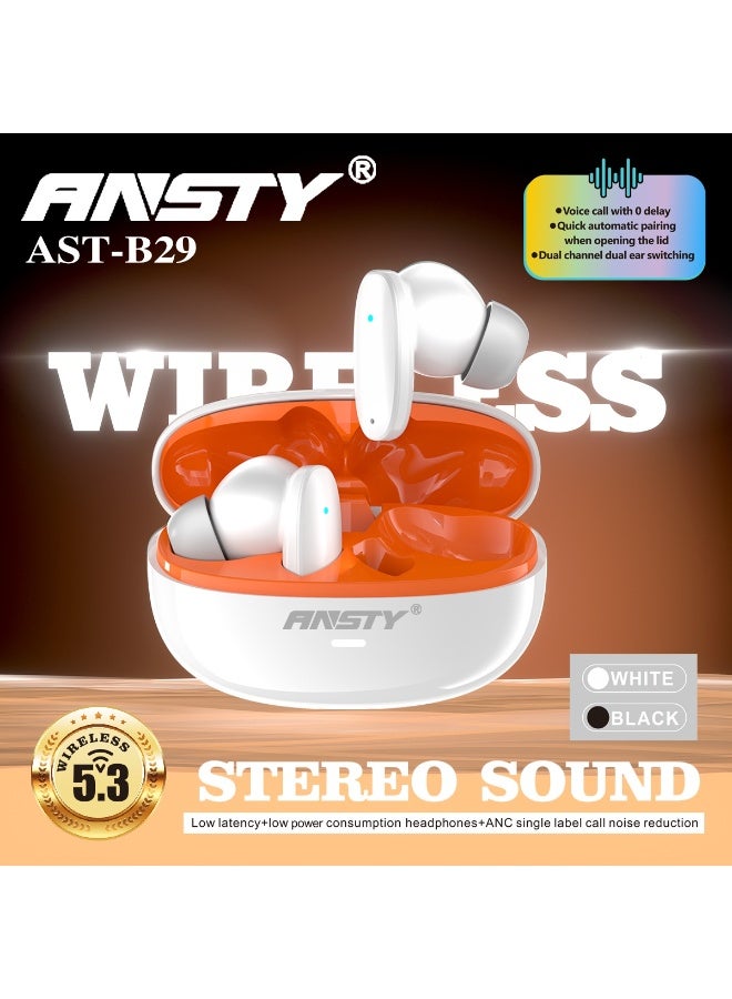 ANSTY AST-B29 Stereo Sound Wireless Earbuds - Image 1