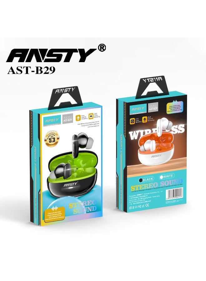 ANSTY AST-B29 Stereo Sound Wireless Earbuds - Image 2