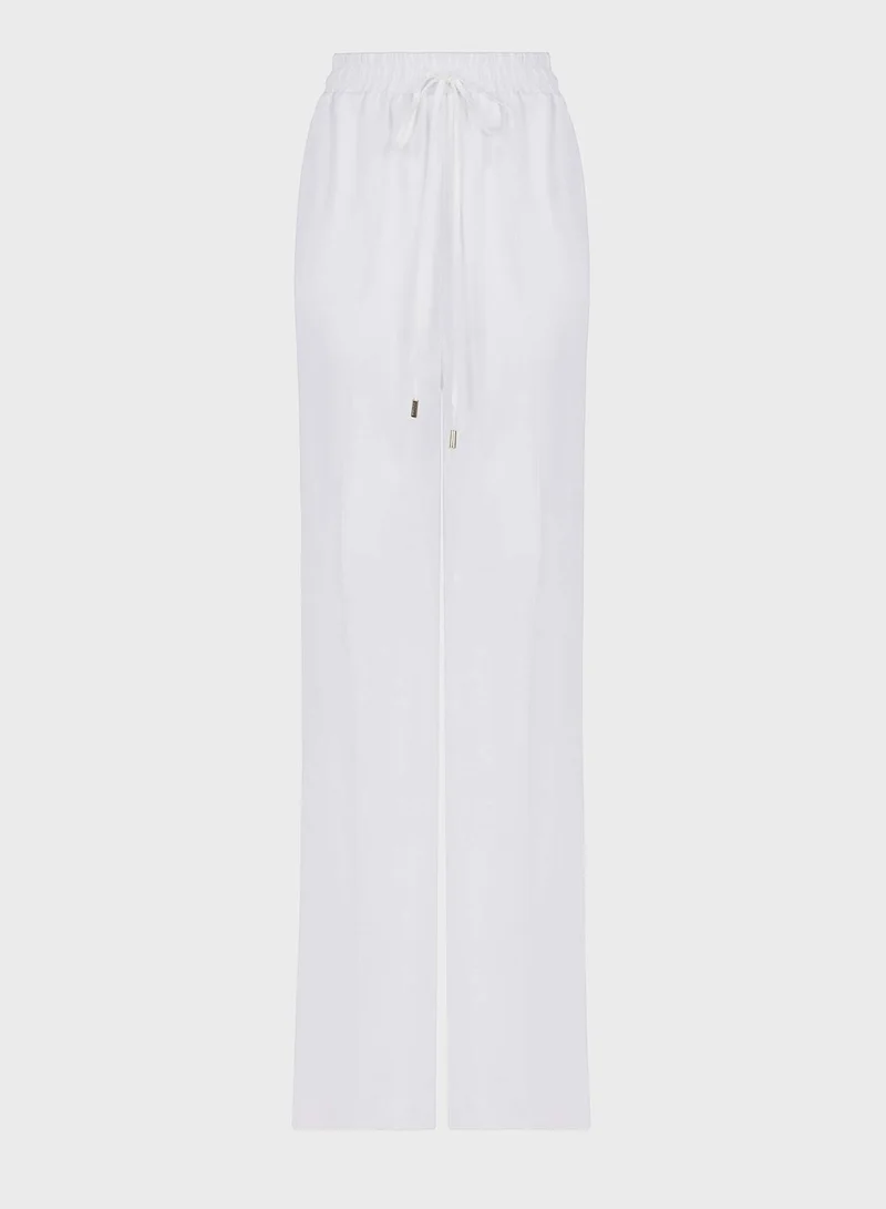 Nocturne Wide Leg Linen Pants