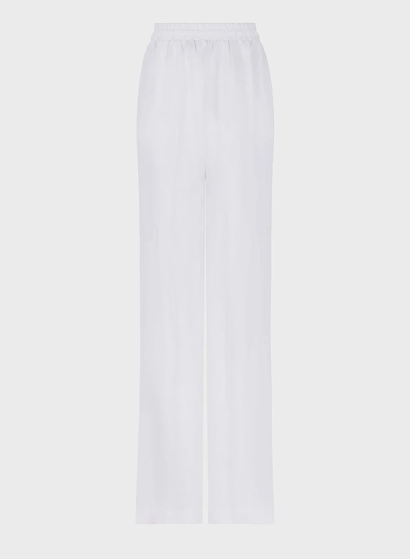 Nocturne Wide Leg Linen Pants