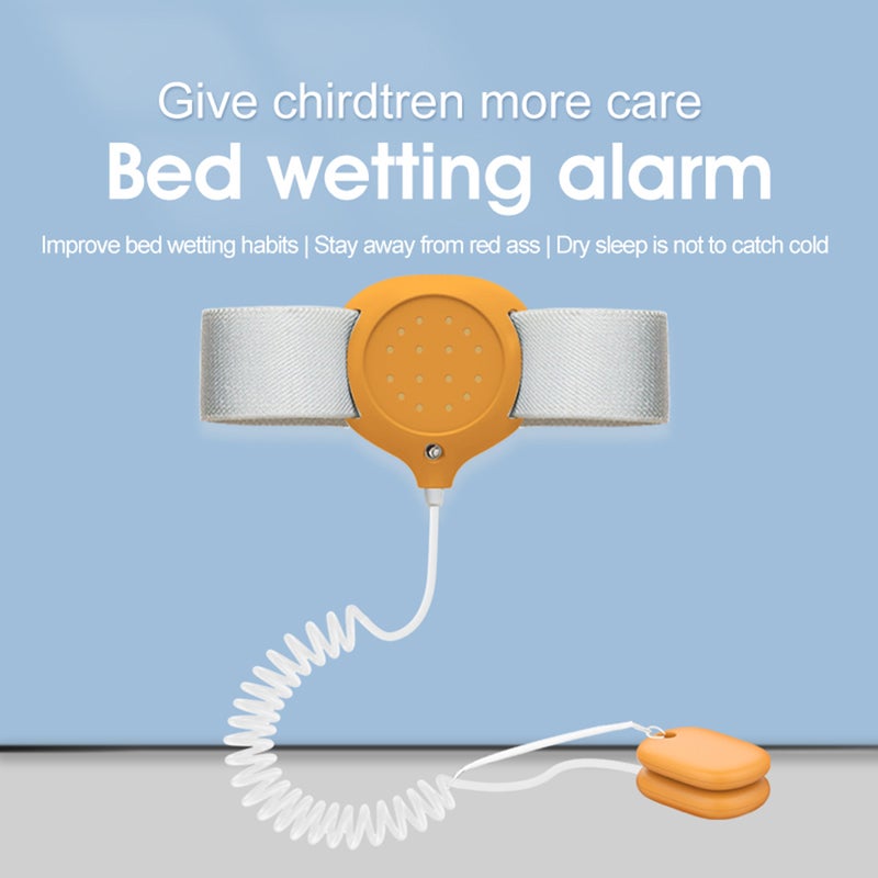 Wired Baby Bedwetting Alarm Pee Alarm for Boys Grils Kids Potty Training Elder Care with LED Indicator Light 2 Alarm Modes Vibration/ Vibration & Sound, Magnetic Suction Type - Image 2