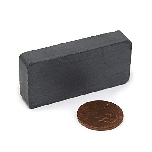 CMS Magnetics® Ceramic Magnet 1 7/8" x 7/8" x 3/8" Rectangular Magnets, Package of 12 Ceramic 8 Hard Ferrite Magnets - Image 5