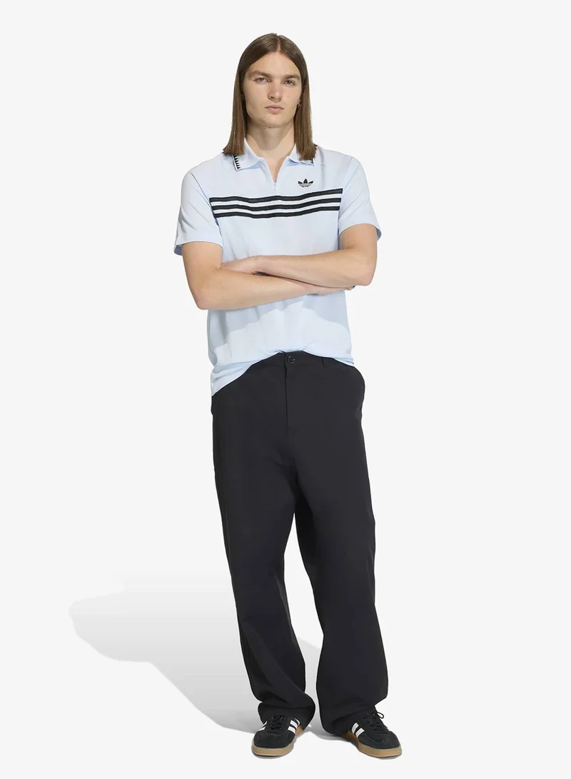 adidas Originals  Chest Stripes Slim Polo for Men | Best Price UAE