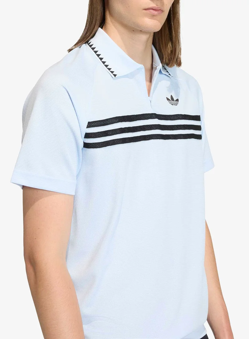 adidas Originals  Chest Stripes Slim Polo for Men | Best Price UAE