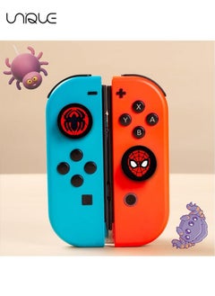 Unique 4Pcs for Nintendo Switch Thumb Grips Cute Cartoon Anime Design 3D Silicone Joystick Caps Joycon Controller Button Covers for Nintendo Switch/OLED/Switch Lite for Boys Girls Kids Teens（Spider）  - Image 5