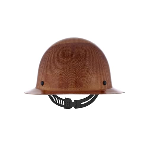 MSA 454664 Skullgard Full-Brim Hard Hat With Staz-On Pinlock Suspension, Non-Slotted Cap, Made Of Phenolic Resin, Radiant Heat Loads Up To 350F - Standard Size In Natural Tan - Image 3