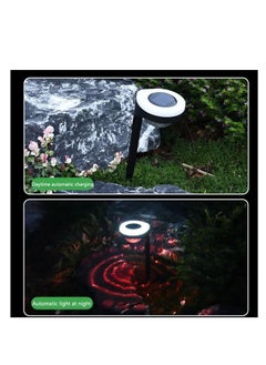 Generic Two side Colorful and white Light Solar Pilla Light Waterproof LED  - Image 1