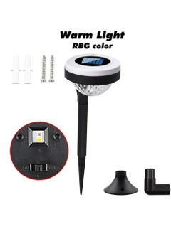 Generic Two side Colorful and white Light Solar Pilla Light Waterproof LED  - Image 4