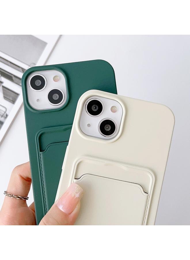 اس-توب جراب هاتف iPhone 15 Plus مزود بحبل كروس بودي وحامل بطاقات مرن من السيليكون - Image 3