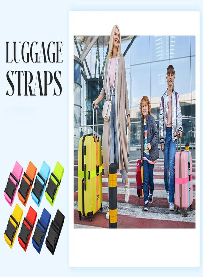Dayish Luggage Strap for Suitcases, Straps Belts for Trolleys and All Kind of Luggages (4, Red) - Image 4