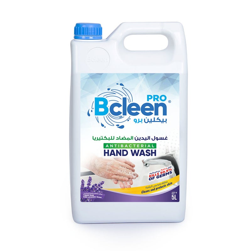 Bcleen Antibacterial Hand Wash With Moisturizer Lavender Scent 5L [1Pc] - Image 1