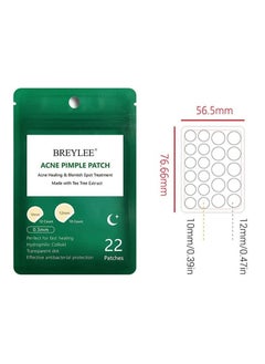 Breylee 22-Piece Invisible Acne Pimple Patch Set Clear  - Image 4