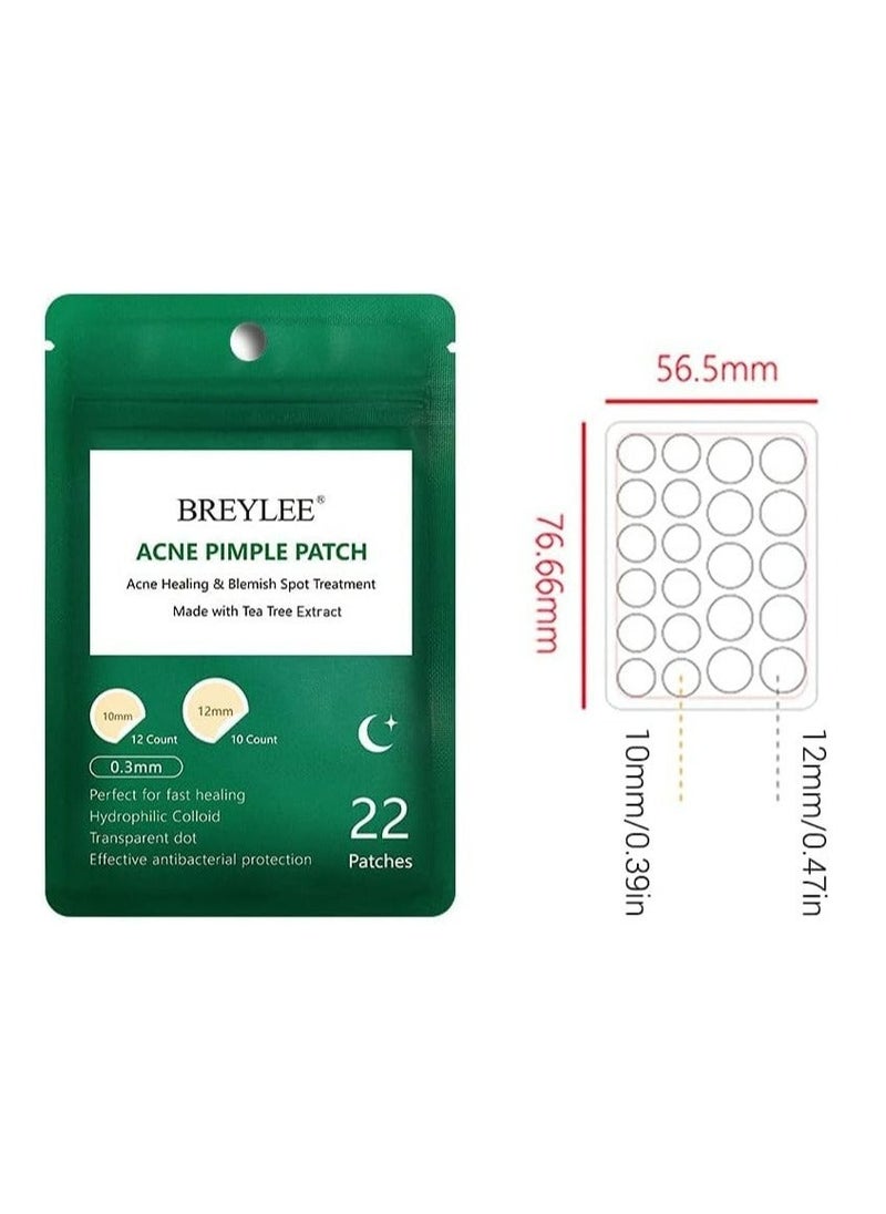 Breylee 22-Piece Invisible Acne Pimple Patch Set Clear  - Image 4