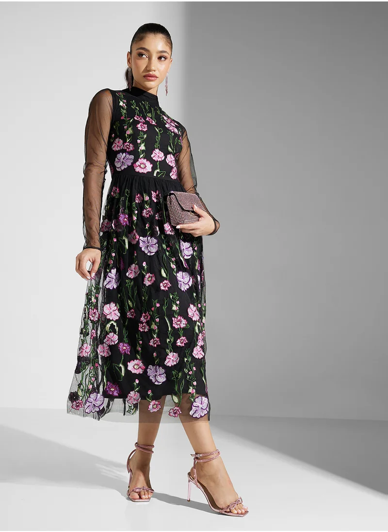 فروك اند فرل Embellished Knee Lenth Dress