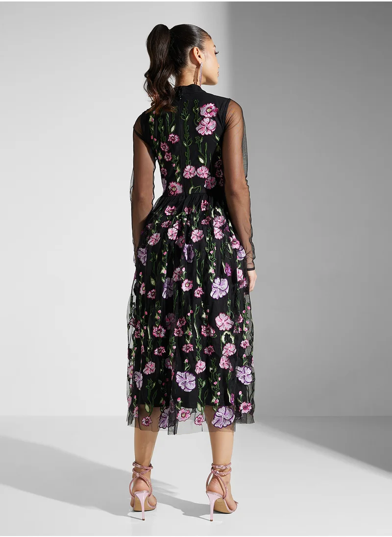 فروك اند فرل Embellished Knee Lenth Dress