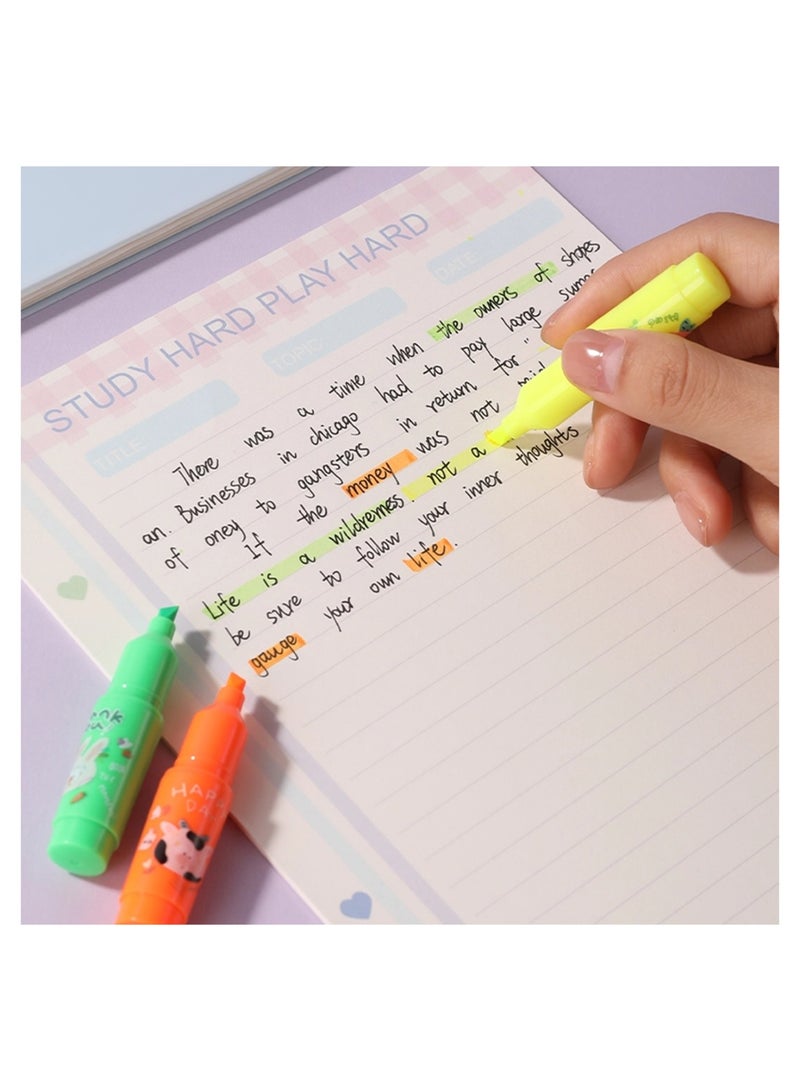 Deli 6-Piece Mini Highlighters Multicolours  - Image 2