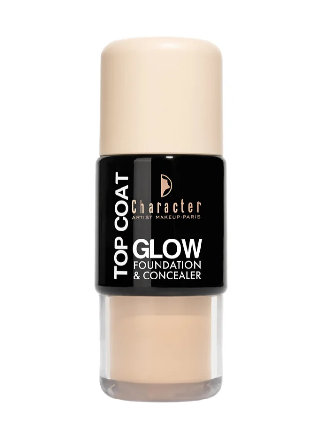 Character Top Coat Glow Foundation And Concealer