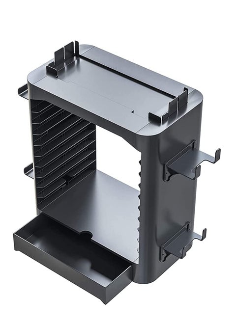 Multi-Function Storage Bracket for Switch,Tower Holder Stand Shelf Switch Game Disc Card Console Host Controller Accessories