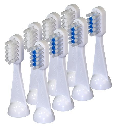Cybersonic Traditional Replacement Brush Heads, 8 Pack, Compatible With All Cybersonic Electric Toothbrushes - Image 3