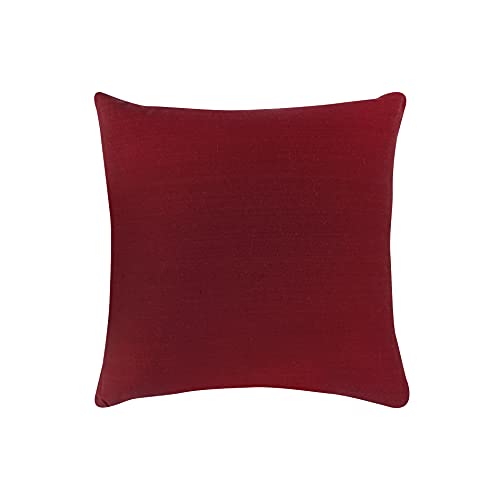 AIRWILL Cotton Track Dobby Maroon Themed Cushion Covers for Cushions & Pillows (Maroon & White, Pack of 5) - Image 3