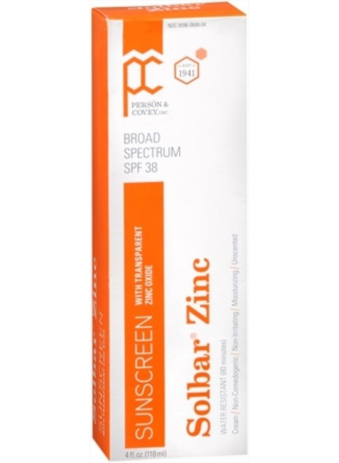 Solbar Zinc SPF 38, 4 Ounce