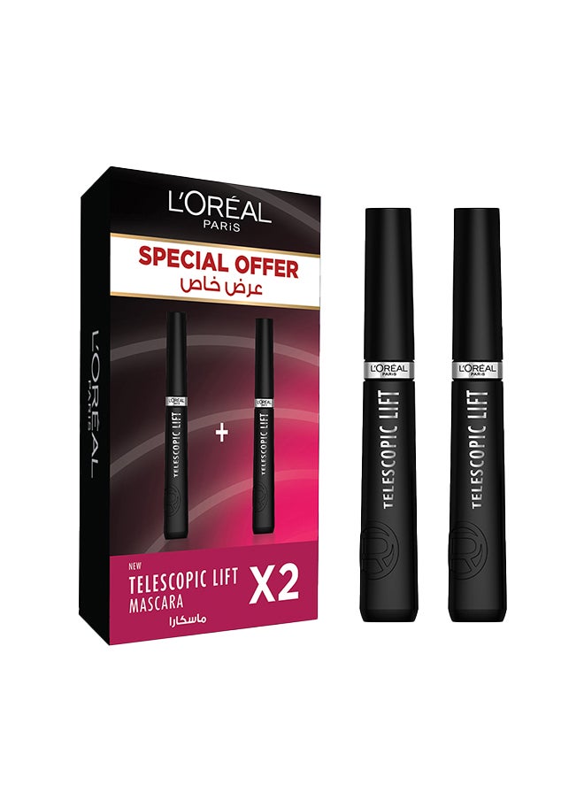 L'OREAL PARIS - 2X ماسكارا تلسكوبية قابلة للغسل - Image 1
