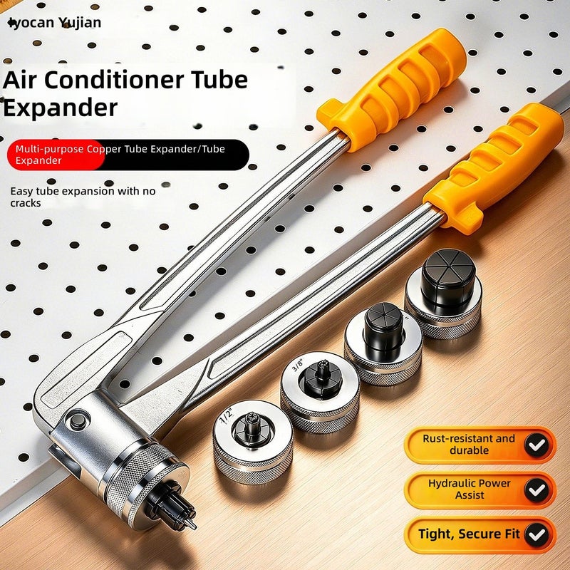 Yu Jian Multi-Functional Copper Tube Flaring Tool – Anti-Crack Design for AC & Refrigeration Systems, High Hardness Hydraulic Expander Head - Image 1