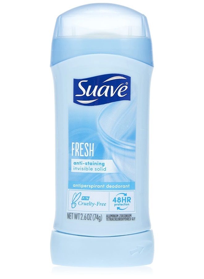 Suave Deodorant Antiperspirant & Deodorant Stick 48-hour Odor and Wetness Protection Fresh Deodorant for Women 2.6 oz - Image 1