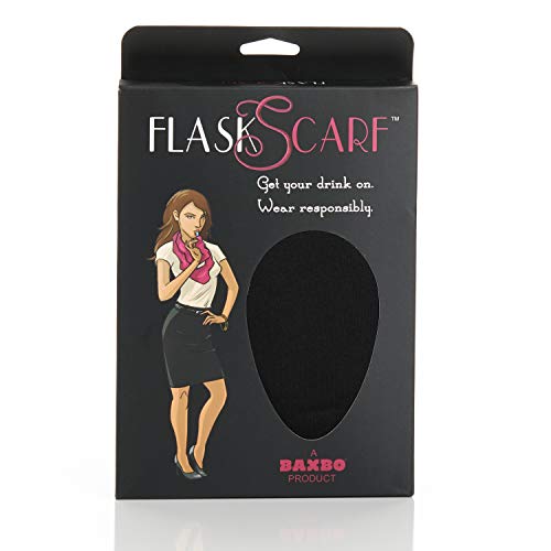 BAXBO FlaskScarf Women's Jersey Infinity Novelty Flask Scarf (Hidden 8 Ounce Bladder) - Image 2
